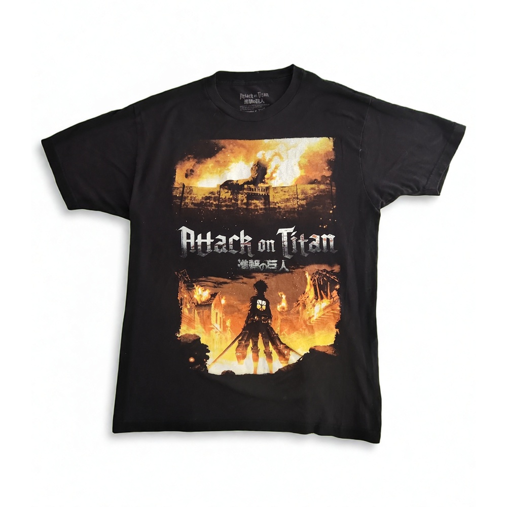 Ripple Junction Attack on Titan T-Shirt Mens Large Graphic Anime Tee Crew Neck